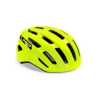 Велошлем Met Miles FLUO YELLOW/GLOSSY 2021