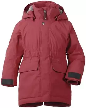 Куртка детская Didriksons RONNE KIDS PARKA, красная малина, 502730