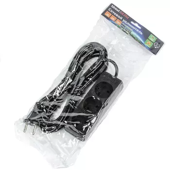 Удлинитель Uniel Ultra S-CU3-5 BLACK