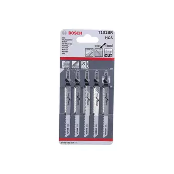Пилки для лобзика Bosch Т101ВR 5шт 2608630014