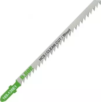 Пилки для лобзика по дереву d.Bor HCS/CLEANCUT/Wood 105/130*4 мм T301DL/3103-L 2шт D-105-130E1-02