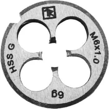 Плашка Thorvik D-Combo круглая ручная М12*1,5 HSS Ф38*10мм MD1215 52839