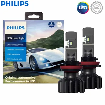 Philips Ultinon Pro9000 Gen2 H11 Светодиодный + 350% яркие автомобильные лампы 5800K холодный белый с лампочкой светодиодный s 16W LUM11362U90X2, 2X