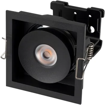 Светильник встраиваемый LED CL-SIMPLE-S80x80-9W Day4000 (BK, 45 deg) (Arlight, IP20 Металл, 3 года) 026875
