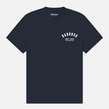 Мужская футболка Barbour Preppy, цвет синий, размер XXXL