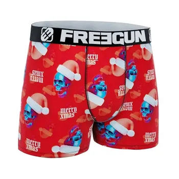 Трусы-боксеры Freegun Skull, красный
