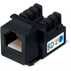 Вставка Cabeus KJ-RJ12-90-BK Keystone Jack, RJ-12/6P6C, 90°, 110 IDC, черная