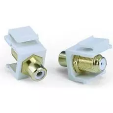 Вставка Hyperline KJ1-RCA/WH-FHG-WH