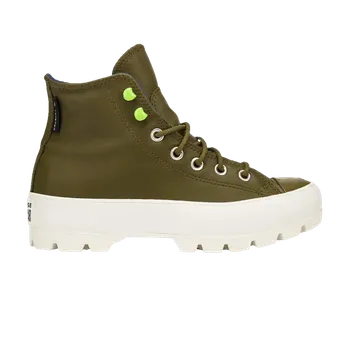 Кроссовки Converse Wmns Chuck Taylor All Star Lugged Winter High GTX 'Dark Moss', зеленый