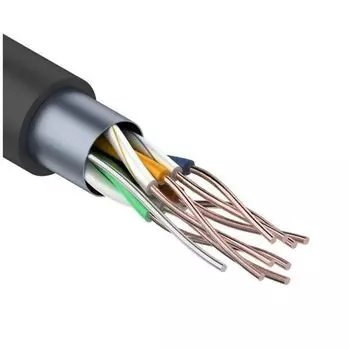 Кабель FTP 4х2х24AWG кат.5е медь для наружной прокладки 305м