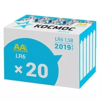 Элемент питания AA LR6 Alkaline 1,5В Космос