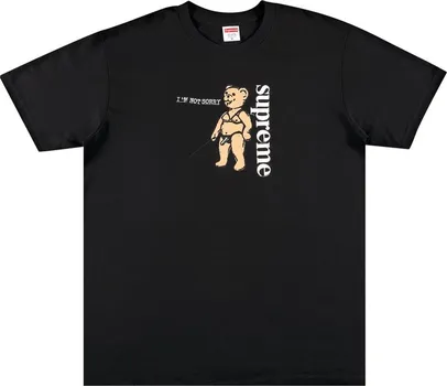 Футболка Supreme Not Sorry Tee 'Black', черный