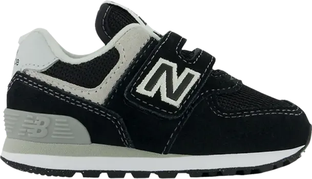 Кроссовки New Balance 574 Bungee Toddler 'Core Pack - Black White', черный