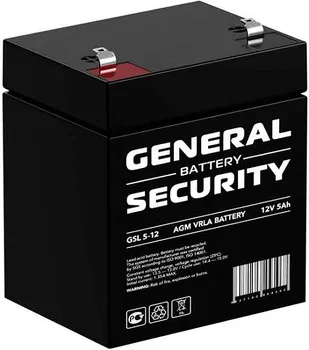 Аккумулятор General Security GSL5-12