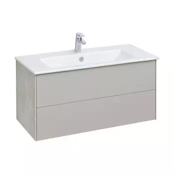 Тумба под раковину Aquaton Сохо 1A258201AJ9A0 98 см, серая