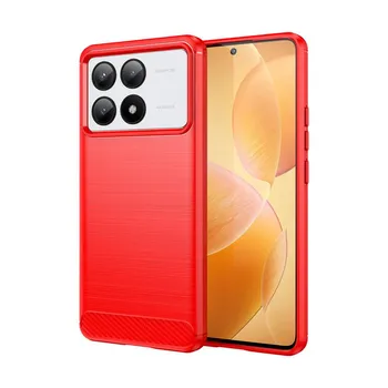 Мягкий чехол для POCO X6 Pro M6 Pro F5 Pro X5 Pro X5 C65 C55 X4 GT X4 Pro M4 Pro 5G F4 X3 GT M5S F3 тонкий тонкий силиконовый чехол For POCO X6 Pro чёрный