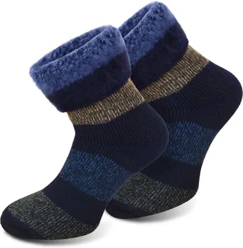 Носки Polar Husky 1 шт Winter Extrem Hot, цвет Blau Block gestreift