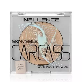 Компактная пудра для лица Influence Beauty Skinvisible Carcass 03 , 4,2г