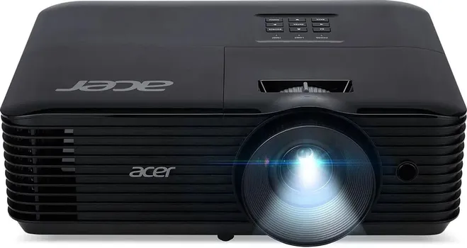 Проектор Acer X129H, DLP, 1024x768, 4800лм, черный (MR.JTH11.00Q)