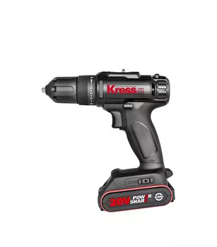Дрель-шуруповерт аккумуляторная Kress KU210.1 20В 2х2Ач Li-Ion