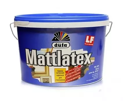 Dufa Mattlatex 5 л, Краска интерьерная латексная (белая)