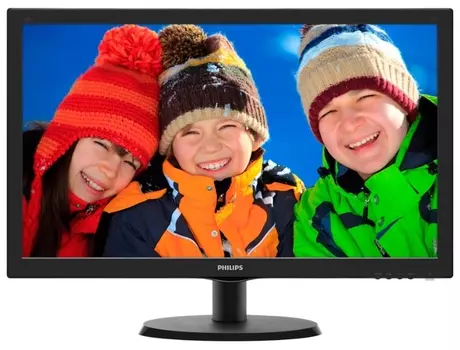 Монитор 21,5" Philips 223V5LHSB W-LED 1920x1080 16:9 5ms VGA HDMI 20M:1 170/160 250cd Black (223V5LHSB/00)