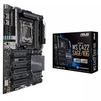 Материнская плата ASUS WS C422 SAGE/10G (90SW00J0-M0EAY0)