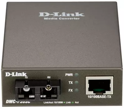 Медиаконвертер D-Link DMC-F30SC 1x10/100Base-TX 1x100Base-FX SC 30km