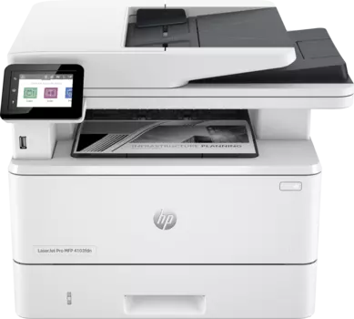 МФУ HP LaserJet Pro MFP M4103fdn Printer (A4) Printer/Scanner/Copier/Fax/ADF 1200 dpi 38 ppm 512 Mb 1200 MHz tray 100+250 pages USB+Ethernet Prin, cart.10 000 page