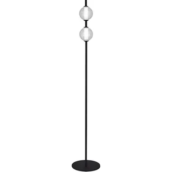 Торшер ST Luce Peek SL6120.405.01 Черный/Прозрачное кракелированное стекло LED 2*8,5W шарики