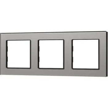 Рамка стеклянная FRM-GLARE-GS-3-GR (Arlight) 043801