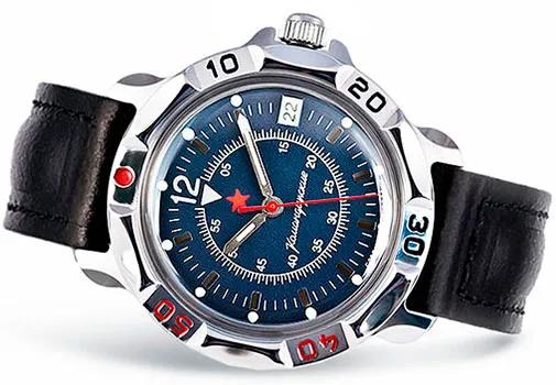 Российские наручные мужские часы Vostok 2414.00-811398. Коллекция Командирские