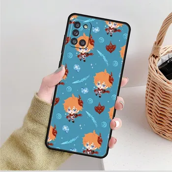 Чехол-капа для Samsung Galaxy A12 A52 A51 A72 A02s A32 4G A71 A31 A41 A21s A13 A73 A23 A53 A33 A03s A22 Genshin Impact Case Samsung A71
