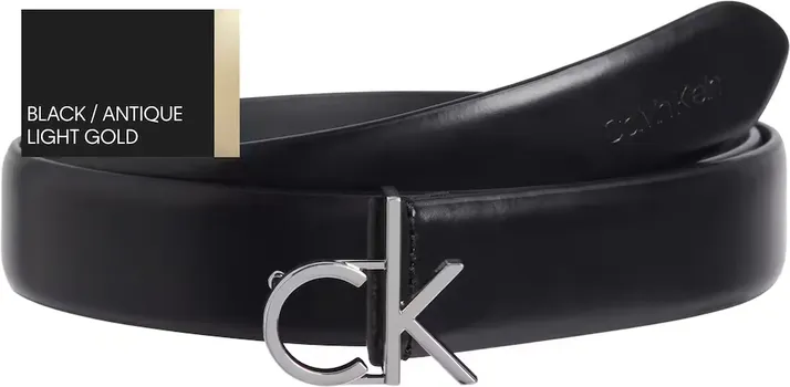 Кожаный ремень Calvin Klein 30MM, черный
