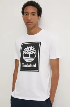 Футболка Timberland из хлопка, белый