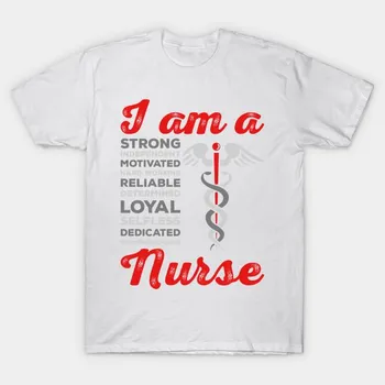 Футболка женская I Am A Nurse Harajuku Print Kawaii футболка летняя с коротким рукавом женская футболка топ футболка S розовый
