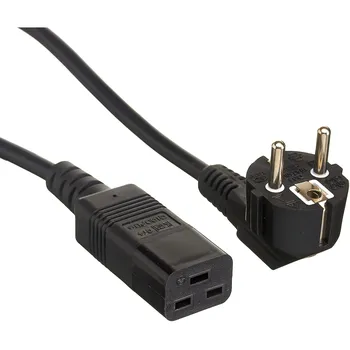 Кабель питания Exegate PC19-1,8P (Евровилка Schuko->С19) VDE-250V-3*1.5mm2, медь, черный, 16А, 1.8м.