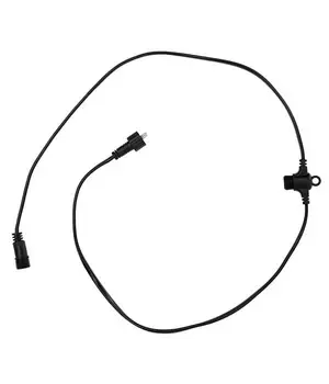 Комплект подключения с 1 коннектором 24V, Длина 1м, Провод Черный ПВХ