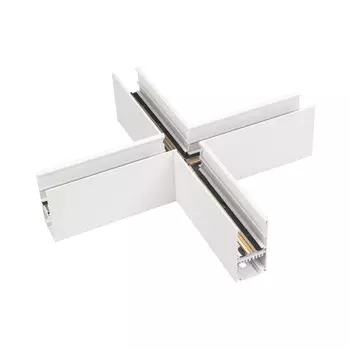 Коннектор крестовой MAG-CON-4592-X90 (WH) (Arlight, IP20 Металл, 3 года)
