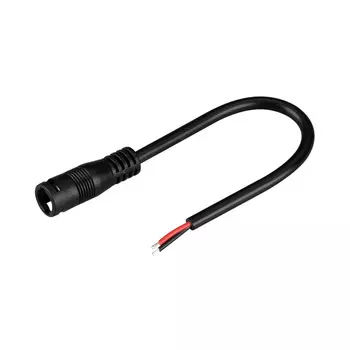 Коннектор выводной DC-MONO-2PIN-L150-F (JACK 5.5, LOCK) (Arlight, -)