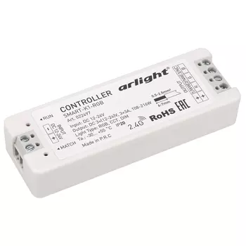 Контроллер SMART-K1-RGB (12-24V, 3x3A, 2.4G)