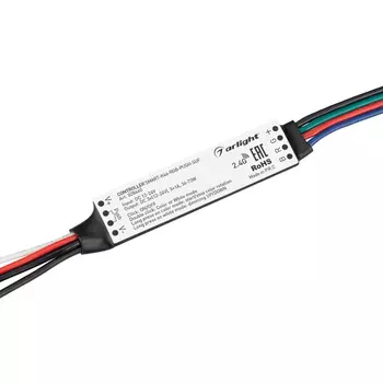 Контроллер SMART-K46-RGB-PUSH-SUF (12-24V, 3x1A, 2.4G) (Arlight, Пластик)