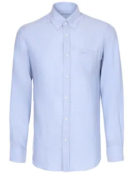Рубашка regular fit однотонная