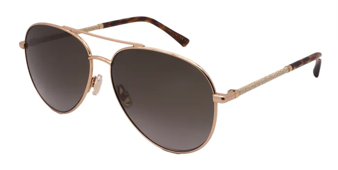 Женские солнцезащитные очки Jimmy Choo, золотой