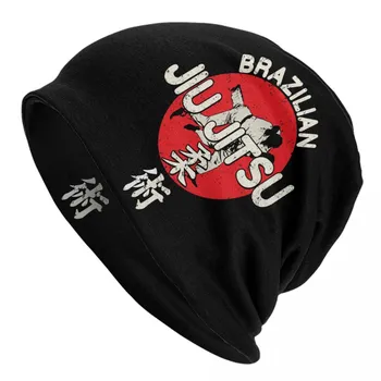BJJ бразильское джиу-джитсу Skullies шапочки для унисекс женщин тренд унисекс зимняя теплая вязаная шапка для взрослых джиу-джитсу капот шапки Beanies Hat