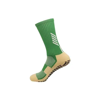 Grip Medium Tube Football Children Professional Anti-Slip Soccer Socks Men Cut Sweat Absorbing Towel Bottom Glue Non-Slip Kids EU28-37