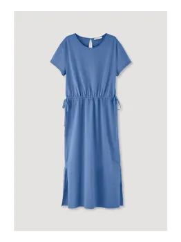 Длинное платье Hessnatur Jersey, цвет kornblumenblau