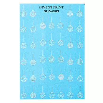 iNVENT PRiNT, Слайдер-дизайн «Новый год. Зима. Игрушки. Шары» №SDN-49