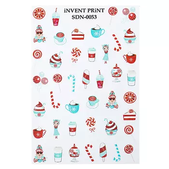 iNVENT PRiNT, Слайдер-дизайн «Новый год. Зима. Рождество. Сладости» №SDN-53