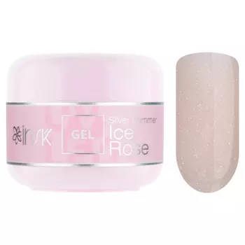 IRISK, Гель ABC Ice Rose Silver shimmer, Limited collection